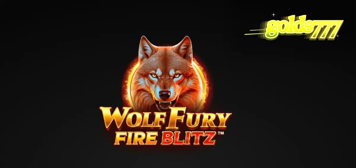 Tampilan visual slot Wolf Fury Fire Blitz dengan simbol buah dan serigala