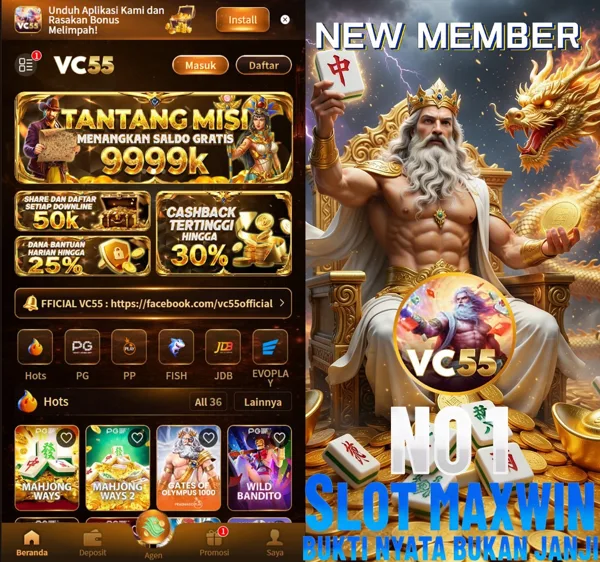 VC55 2026 Slot Gacor RTP Tinggi